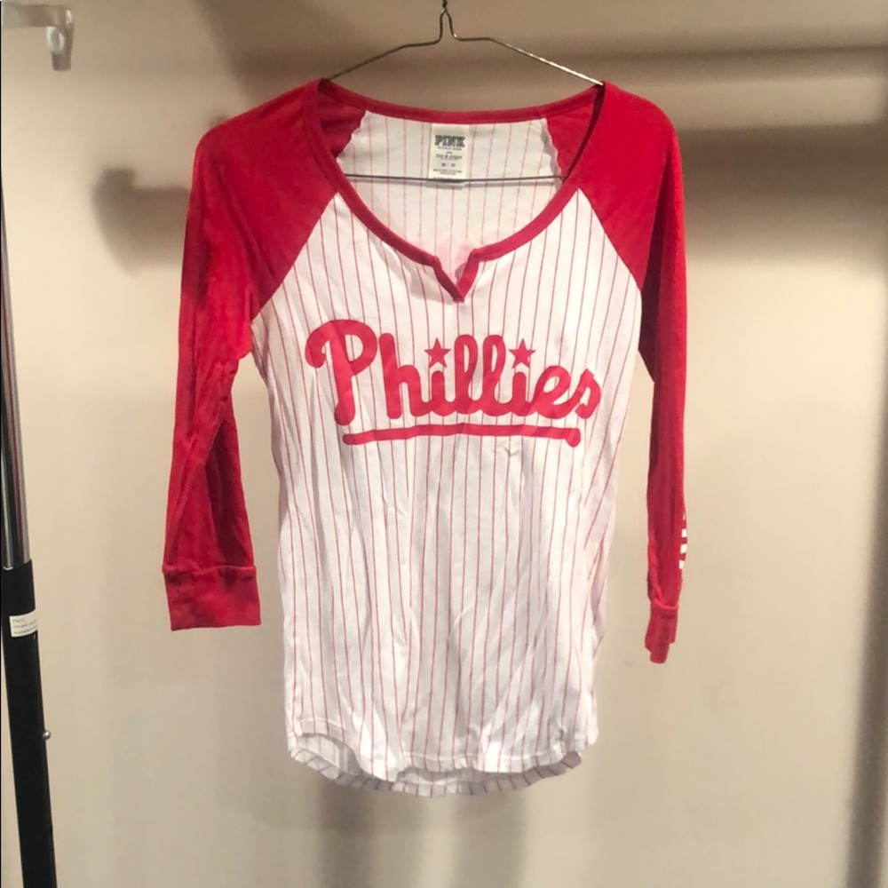 Phillies 1/4 Sleeve by PINK